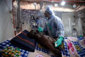 Photo taken at the Katwa Ebola Treatment Center